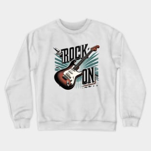 Vintage electric guitar Crewneck Sweatshirt